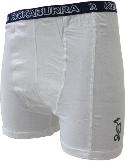 Kookaburra onderbroek Jock Short katoen/lycra wit - Wit,Zwart