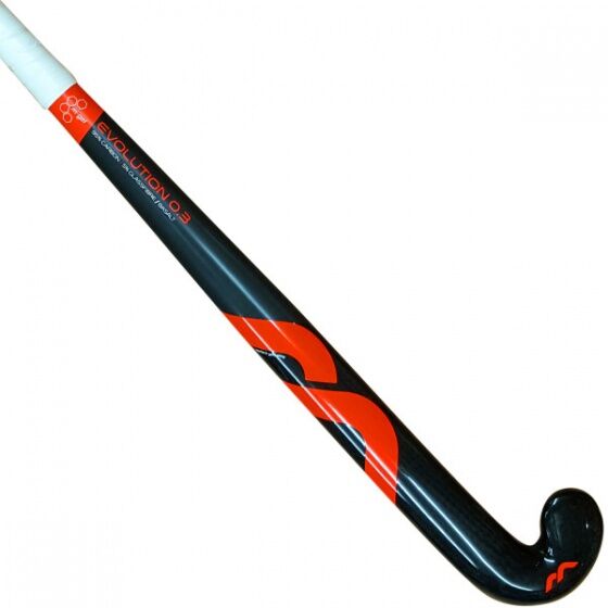 Mercian hockeystick Evolution 0.3 zwart/rood 36,5 inch - Zwart,Rood