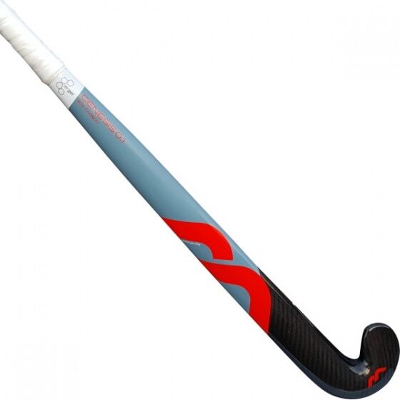 Mercian hockeystick Genesis 0.1 zwart/rood/grijs 36.5 inch - Zwart,Grijs