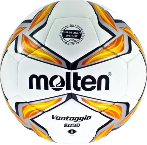 Molten voetbal V3129 wit/oranje - Wit