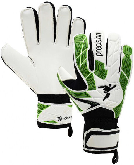 Precision keepershandschoenen Fusion_X.3D Junior wit/groen - Zwart,Wit,Groen