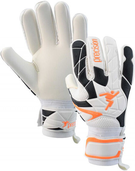 Precision keepershandschoenen Fusion_X.3D Junior wit/oranje - Zwart,Oranje,Wit