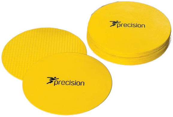 Precision veldmarkering 29 x 25 large rubber geel 20 stuks - Geel