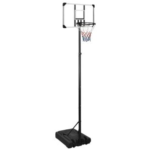 vidaXL Basketballplate gjennomsiktig 280-350 cm polykarbonat