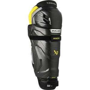 bauer S23 Supreme Mach Shin Guard 23/24, leggskinn til hockey, senior BLACK