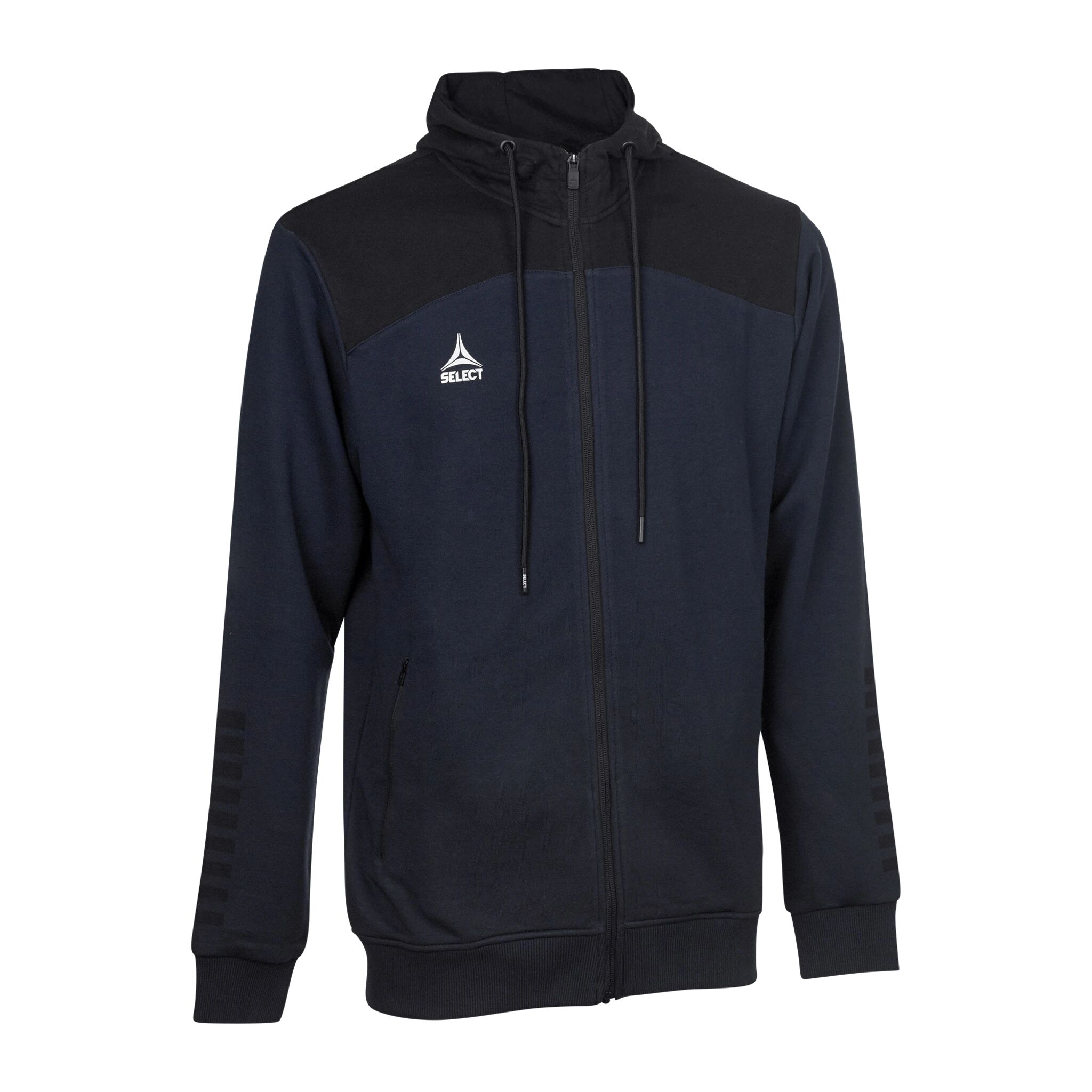 Select Zip hoodie Oxford, hettejakke herre Large navy/black