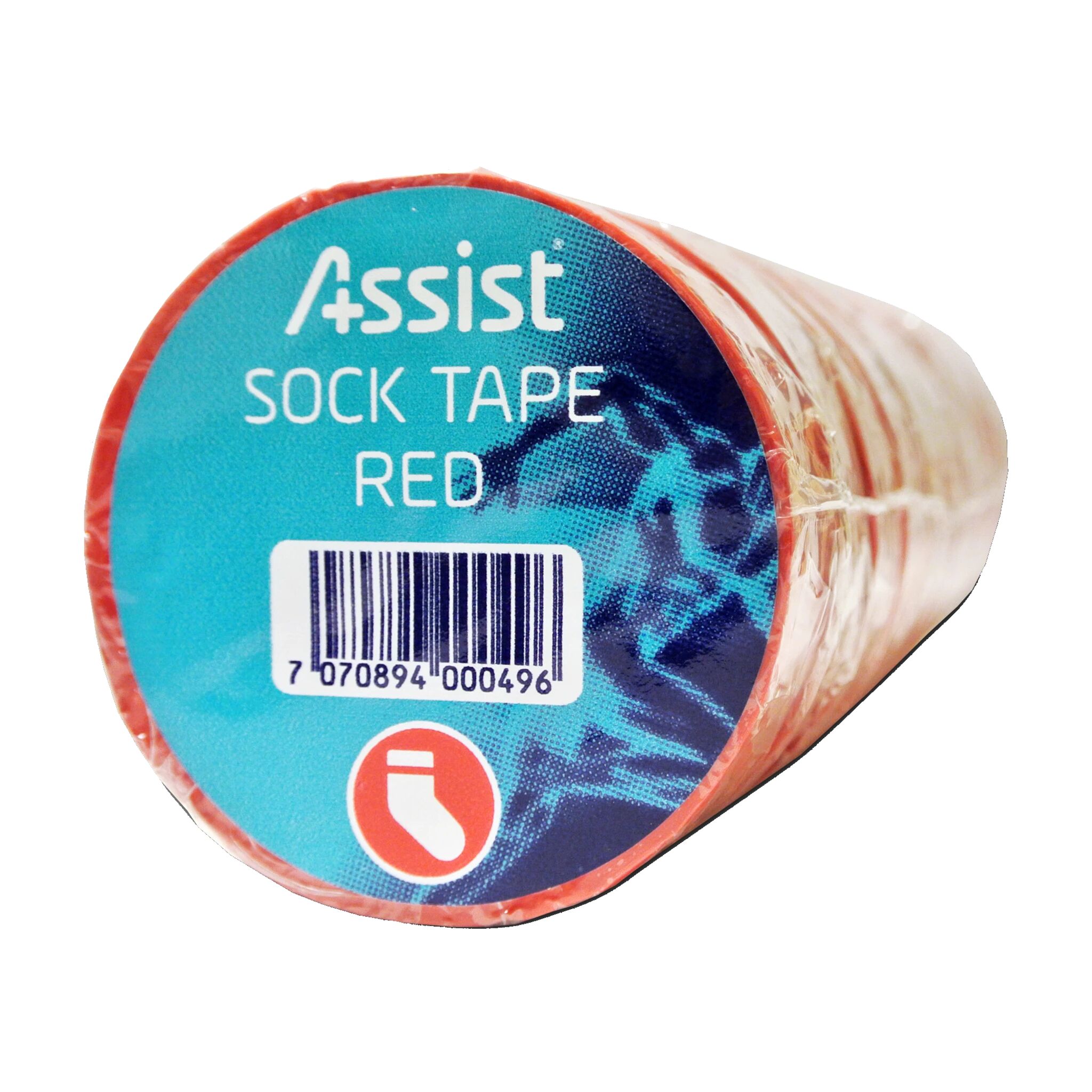 Assist 10-pk Sock Tape, leggskinnteip  STD RED