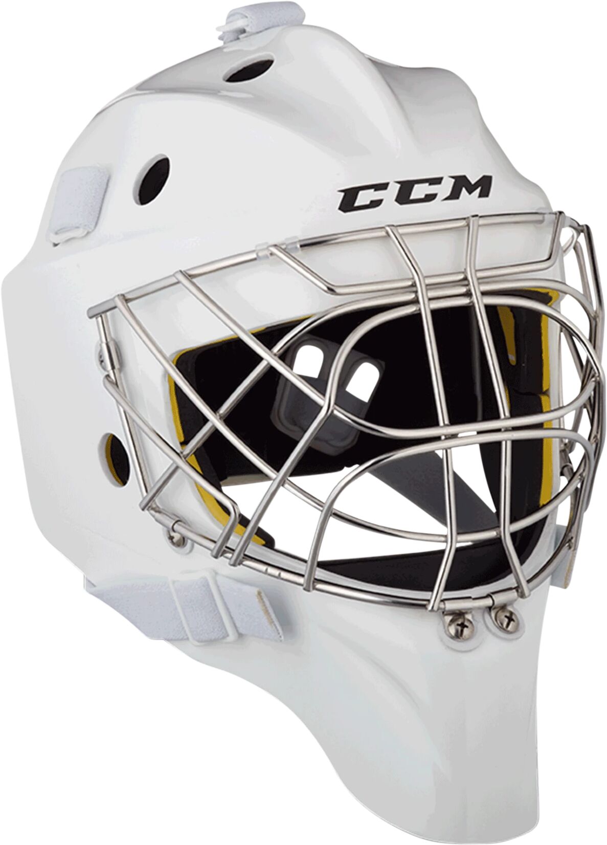 CCM GFL AXIS 1.5 GOALIE FACE MASK YT CCE 21/22, keepermaske barn One Size White