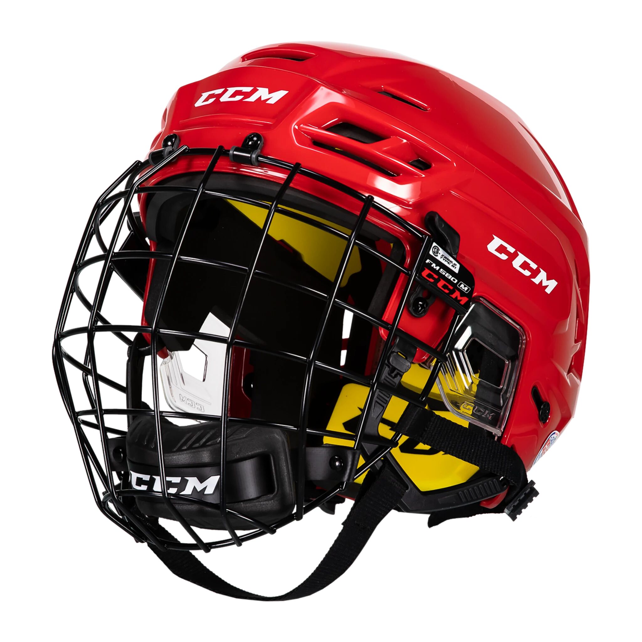 CCM HTC TACKS 210 21/22, hockeyhjelm senior XS RED