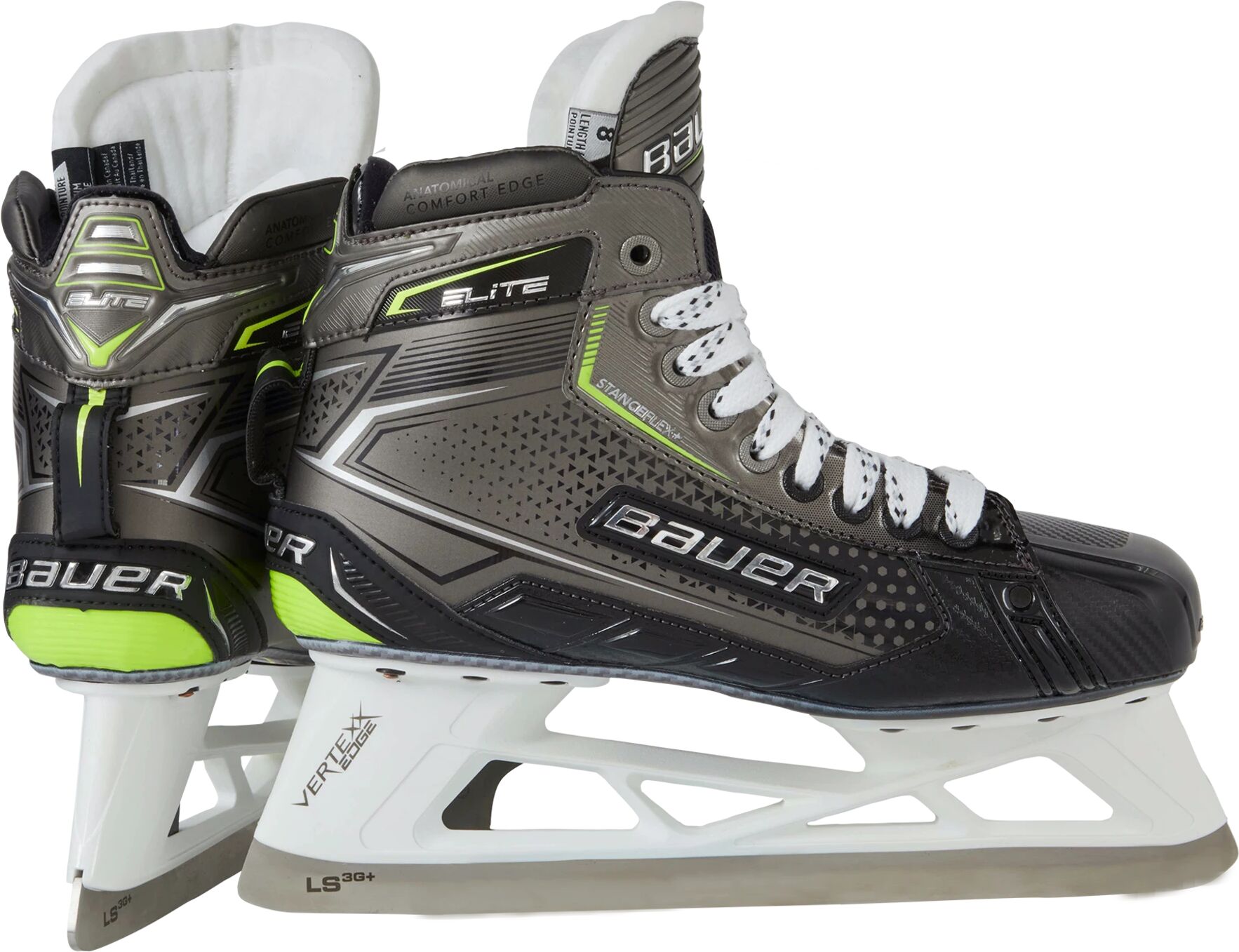 bauer S21 BAUER ELITE GOAL SKATE INT 21/22, keeperskøyte intermediate FIT2 4,5 / 38 Fit2