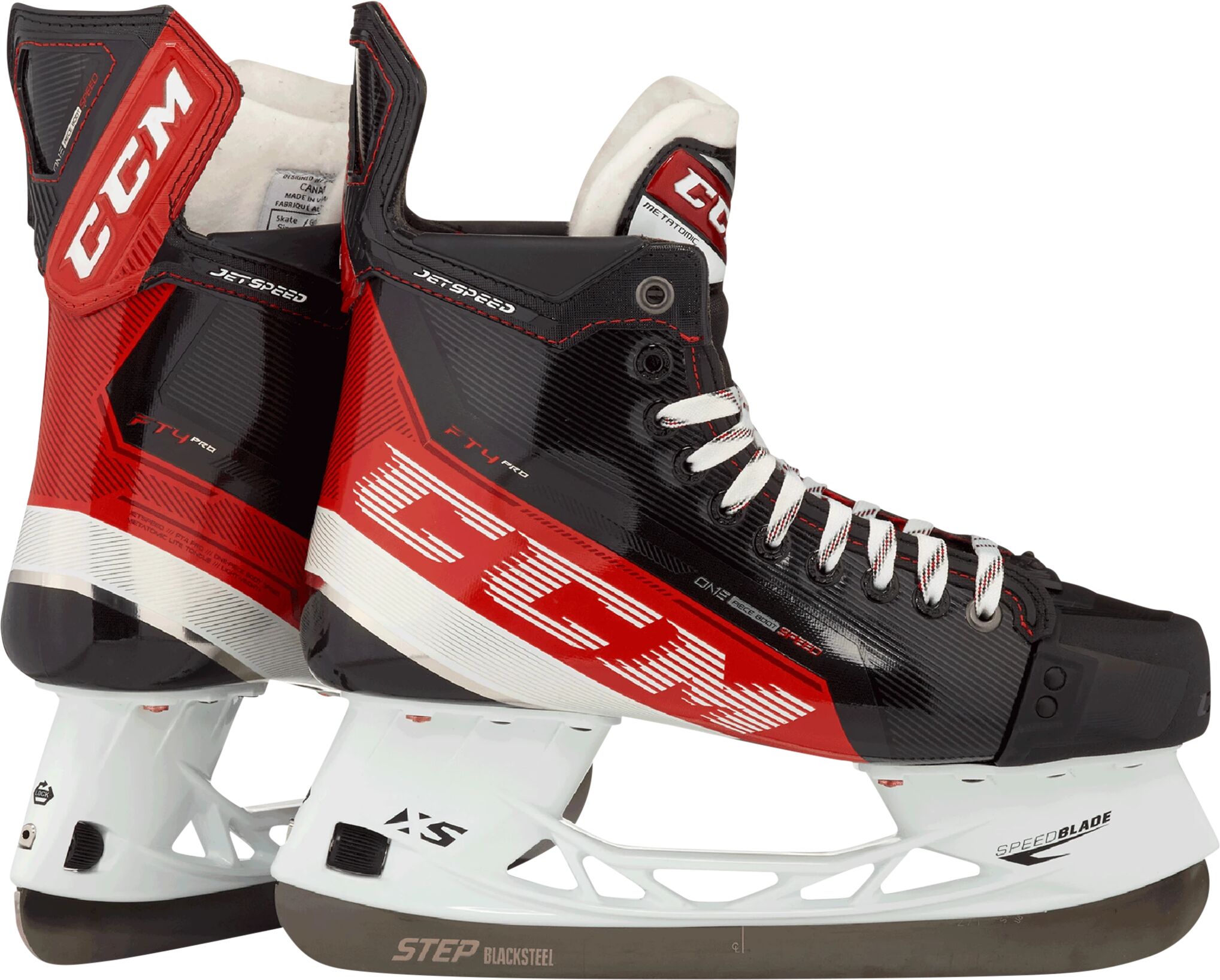 CCM SK JETSPEED FT4 PRO INT 21/22, hockeyskøyte intermediate 4,5/38 Tapered