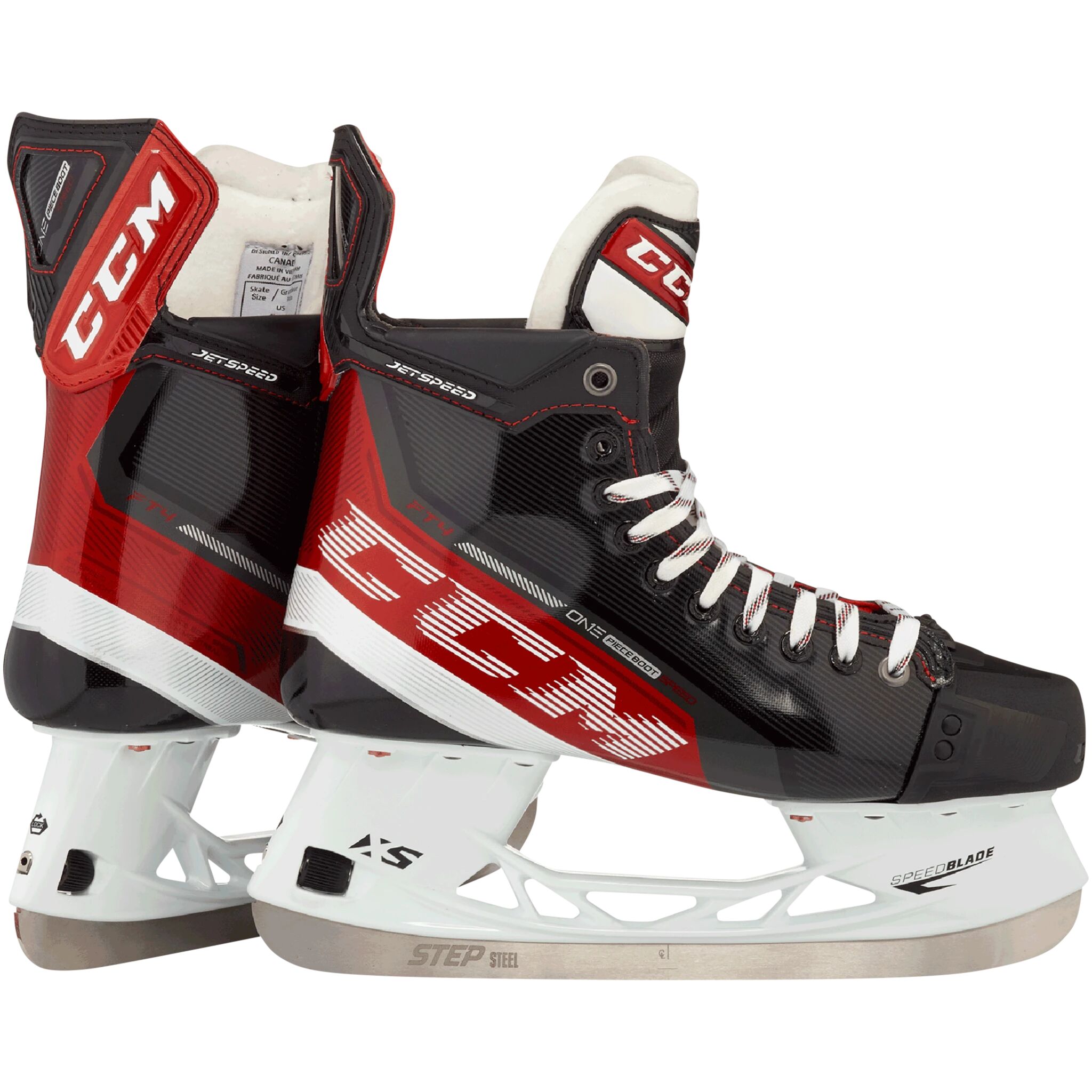 CCM SK JETSPEED FT4 INT 21/22, hockeyskøyte intermediate 5,5/39 Tapered