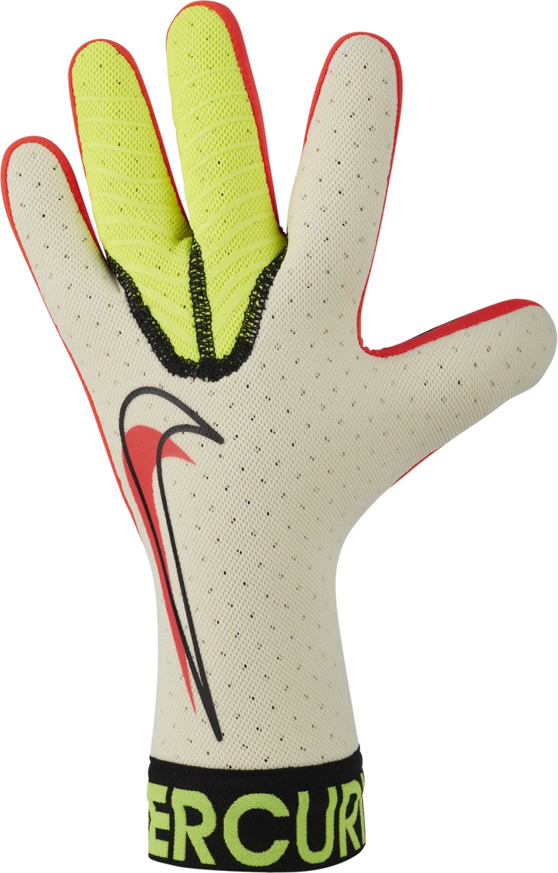 Nike NK GK MERC TOUCH ELITE, keeperhansker senior 8 White/volt/bright Cr