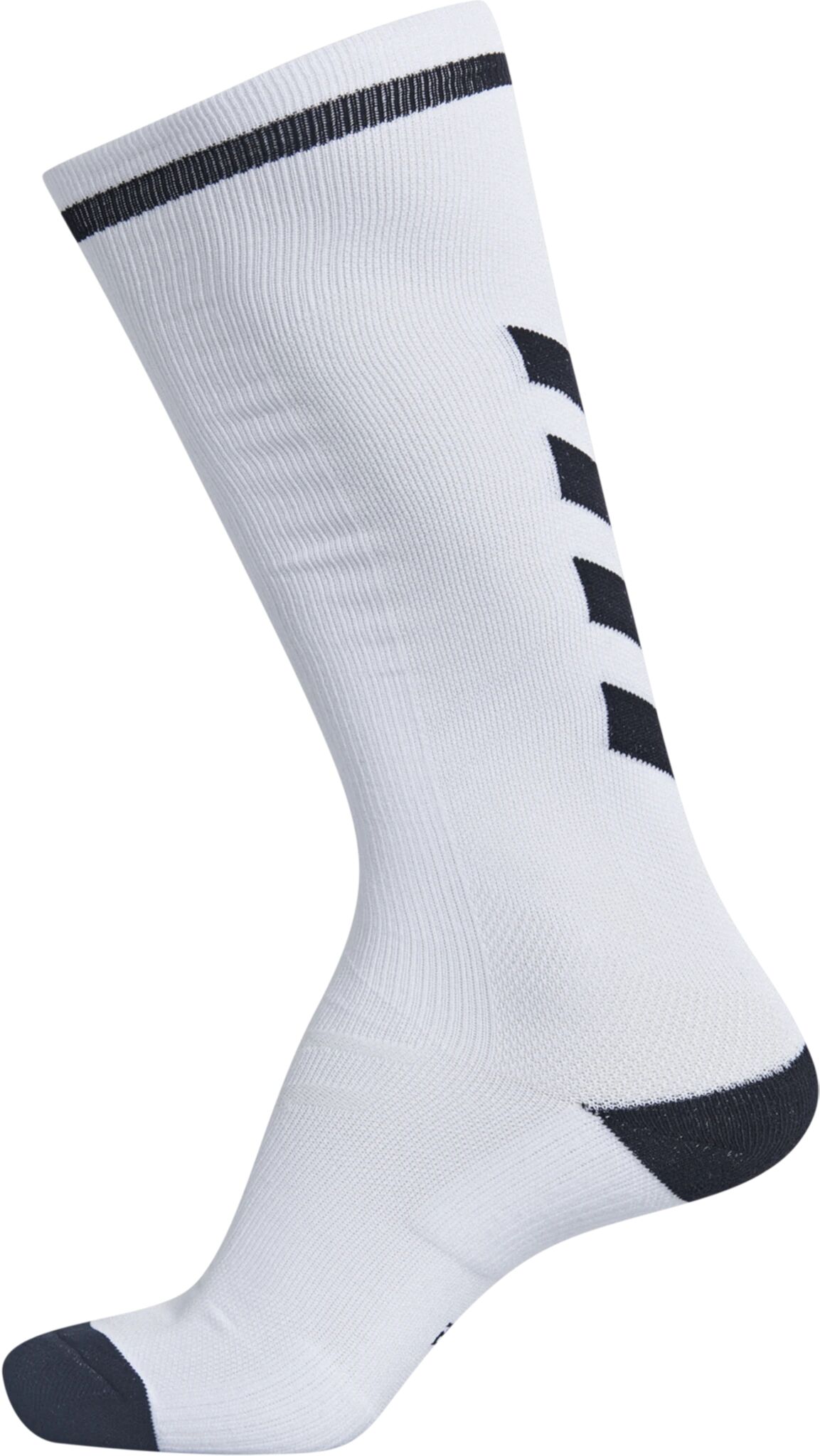 Hummel Elite Indoor Sock High, treningsstrømper unisex 31-34 WHITE/BLACK