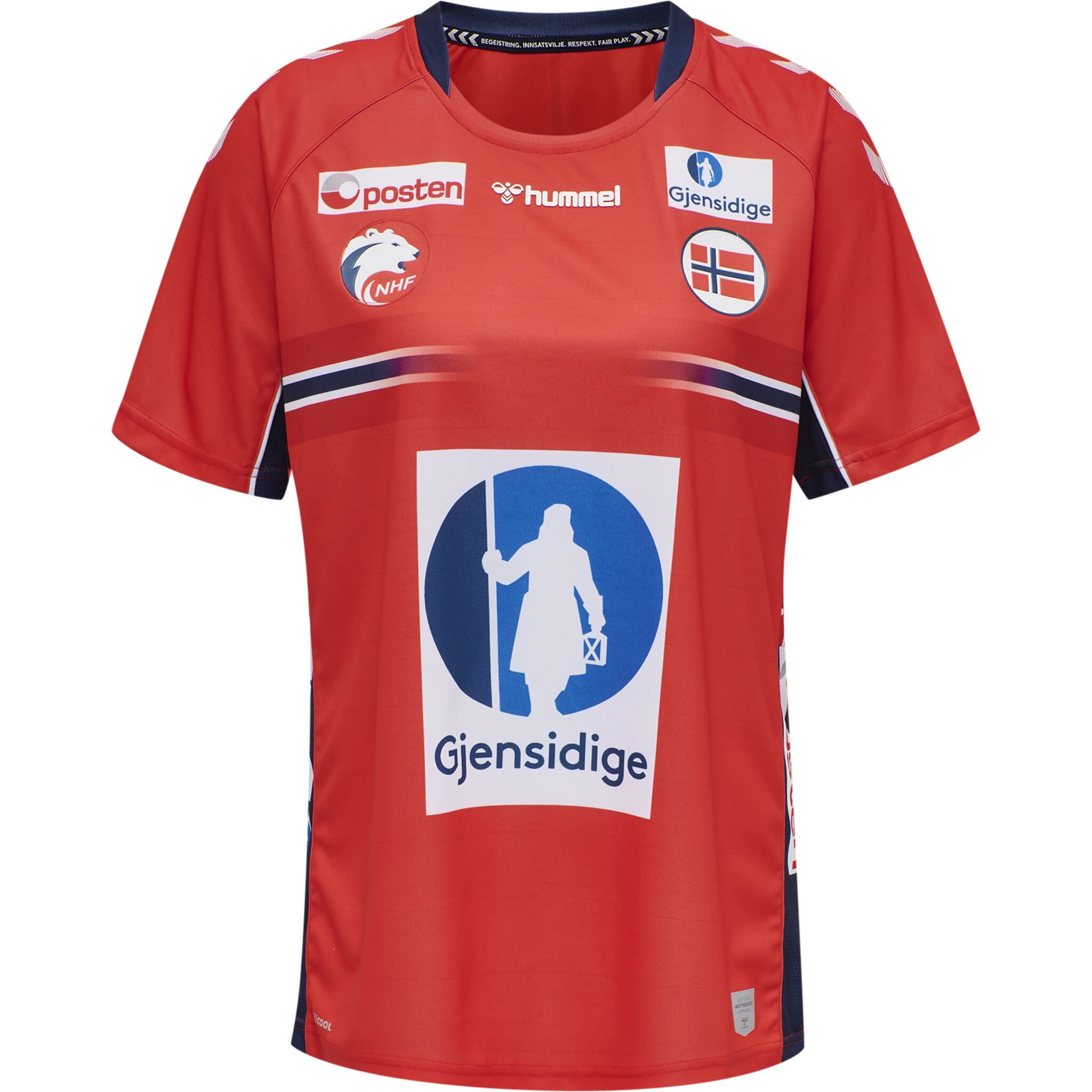 Hummel NHF 20 [WOMANS EDITION] HOME JERSEY SS, håndballtrøye dame L RED