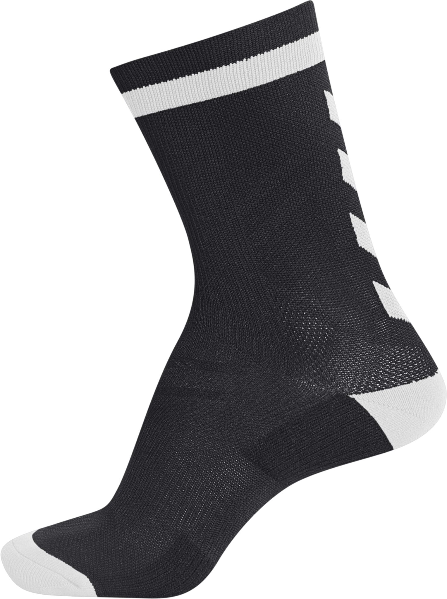 Hummel Elite Indoor Sock Low, treningssokk unisex 35-38 BLACK/WHITE