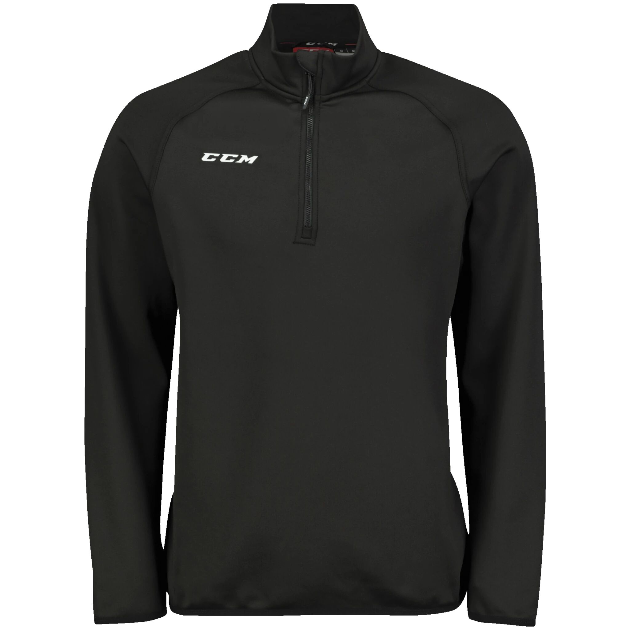 CCM Locker Room 1/4 Zip 17, overtrekksgenser senior M BLACK