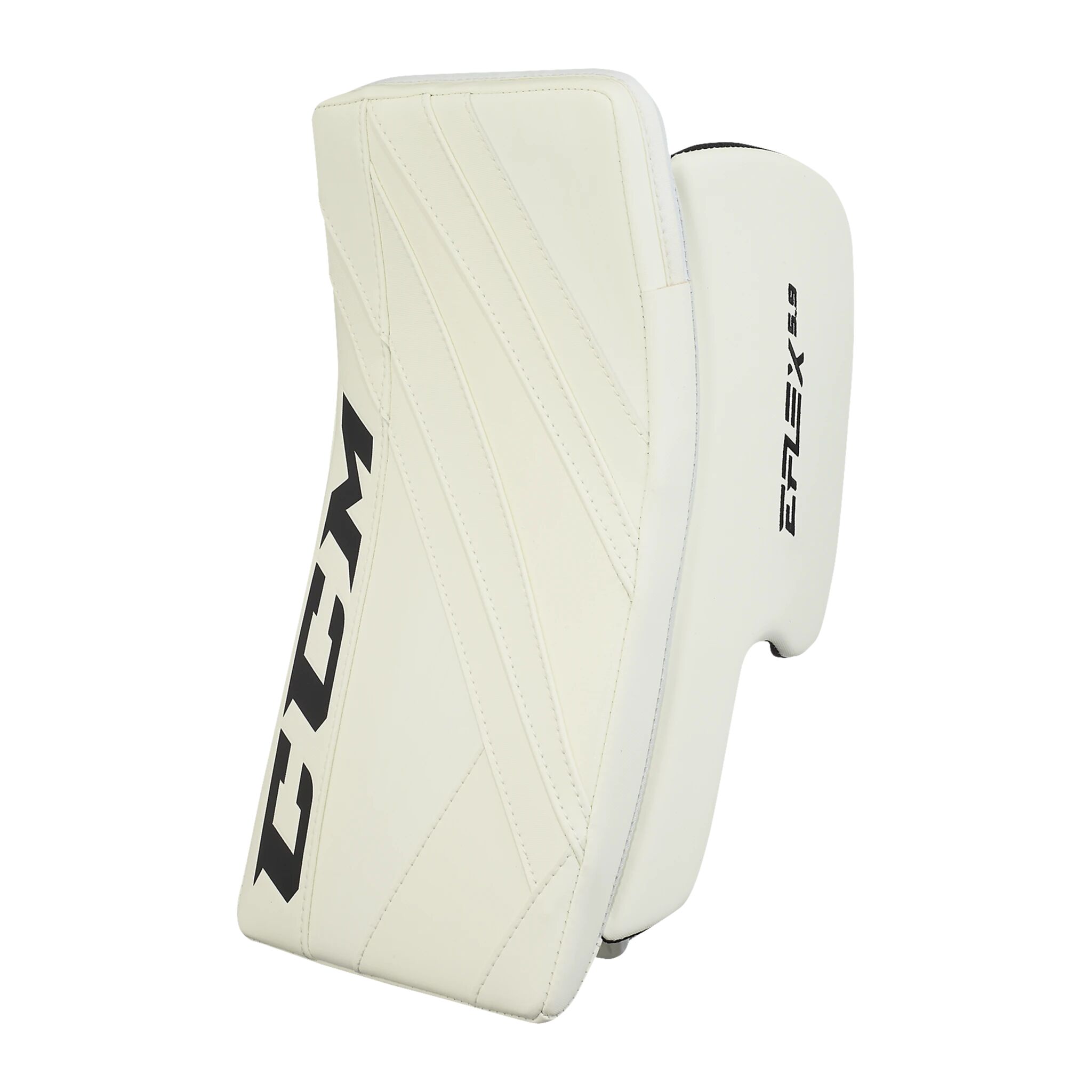 CCM GB EFLEX 5.9 GOALIE BLOCKER INT 21/22, spakhanske intermediate FR White/White/White/Wh