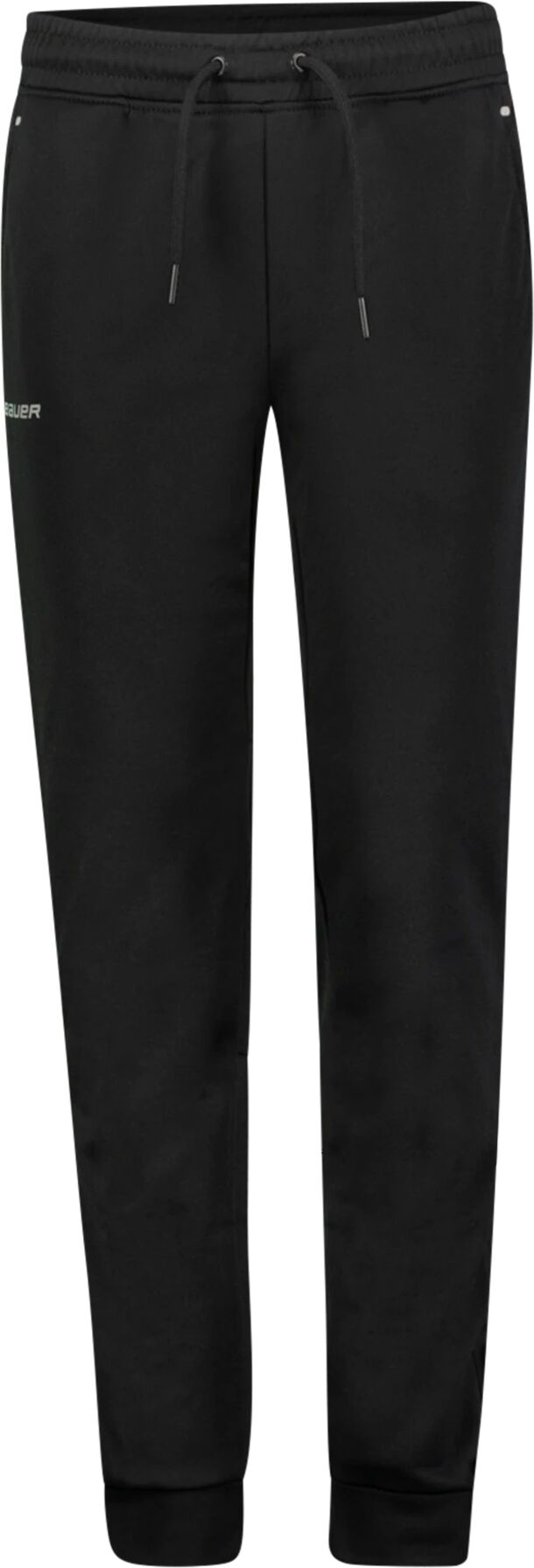 BAUER VAPOR FLEECE JOGGER PANT YTH 21/22, joggebukse junior S/127-140 BLACK