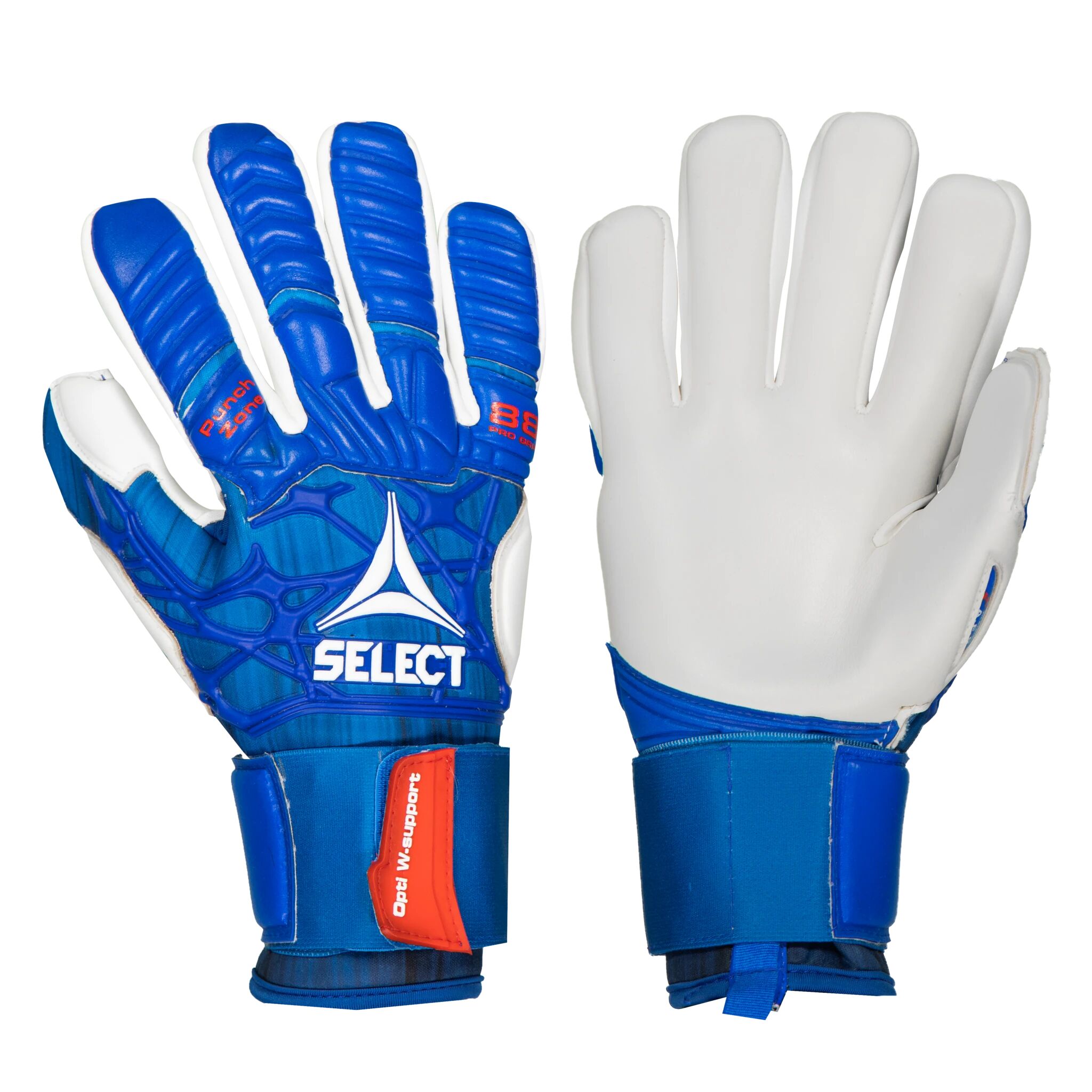 Select 88 Progrip Negativecut V20, keeperhansker junior  10 blue/white/red