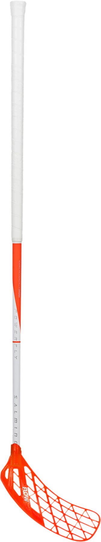 Salming Flow Powerfly SR-21/22, innebandykølle senior L (100cm) White/coral