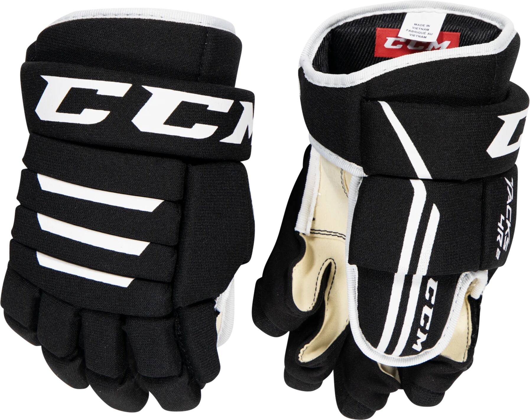 CCM Hg 4 Roll 2 Gloves Jr 21/22, hockeyhanske junior 10&#34; BLACK/BLACK