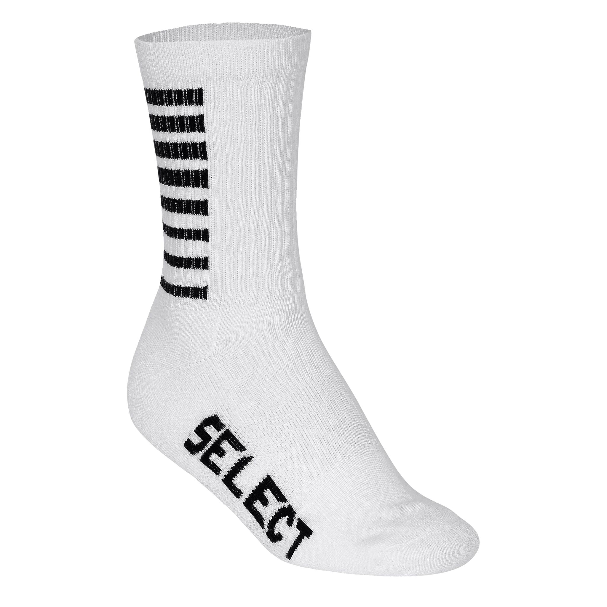 Select Handball Sports Sock Striped, håndballstrømpe unisex 36-40 White