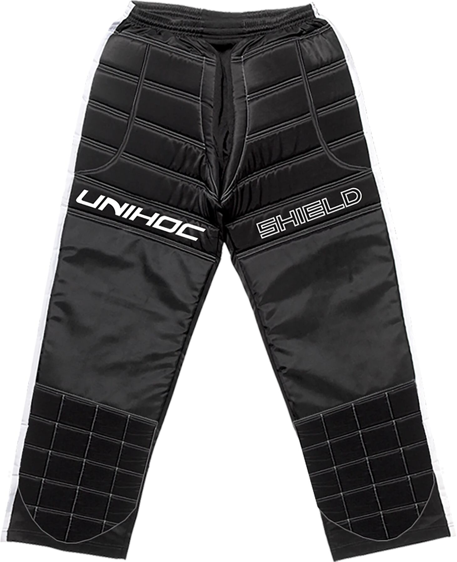 Unihoc SHIELD goalie pant sr-21/22, keeperbukse senior M BLACK/WHITE