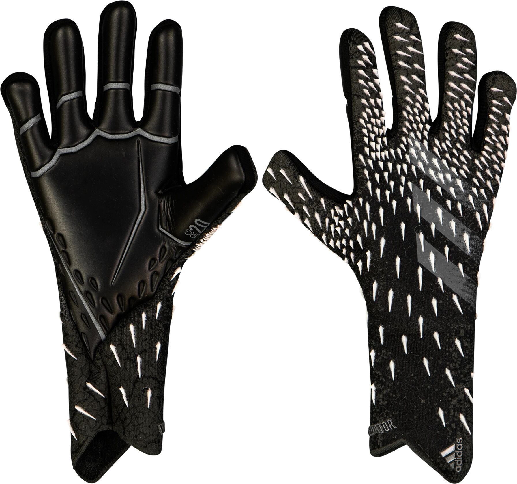 adidas PREDATOR GLOVE PRO, keeperhanske senior 10 Black/grey Six/white