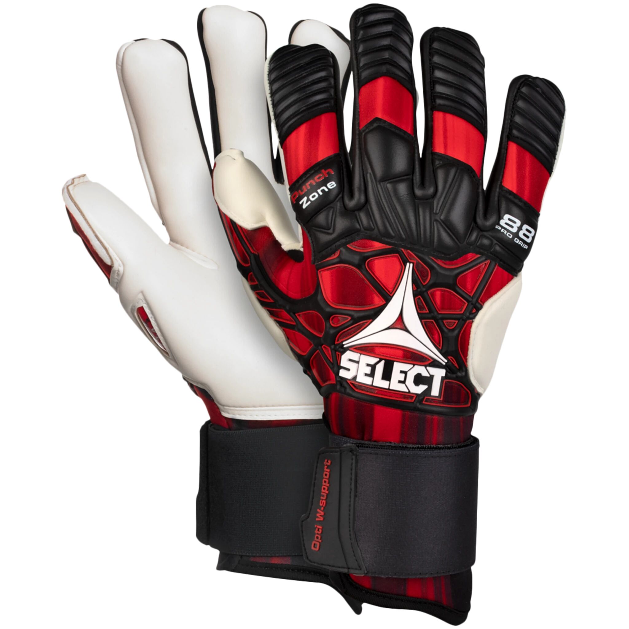 Select GK gloves 88 Pro Grip v21, keeperhanske senior 11 BLACK/RED