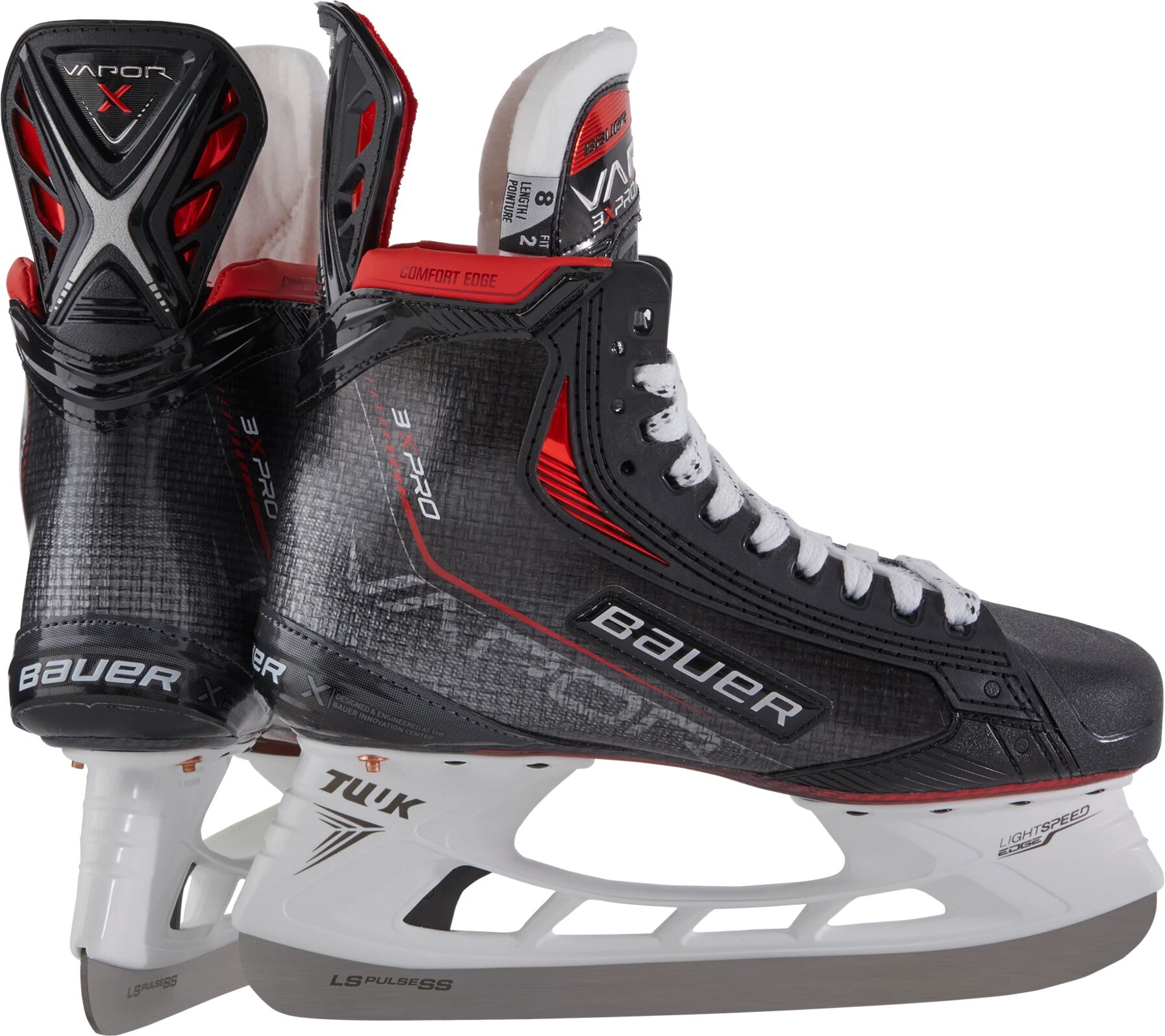 bauer S21 VAPOR 3X PRO SKATE - JR 21/22, hockeyskøyte junior D 3,5 / 36,5 D