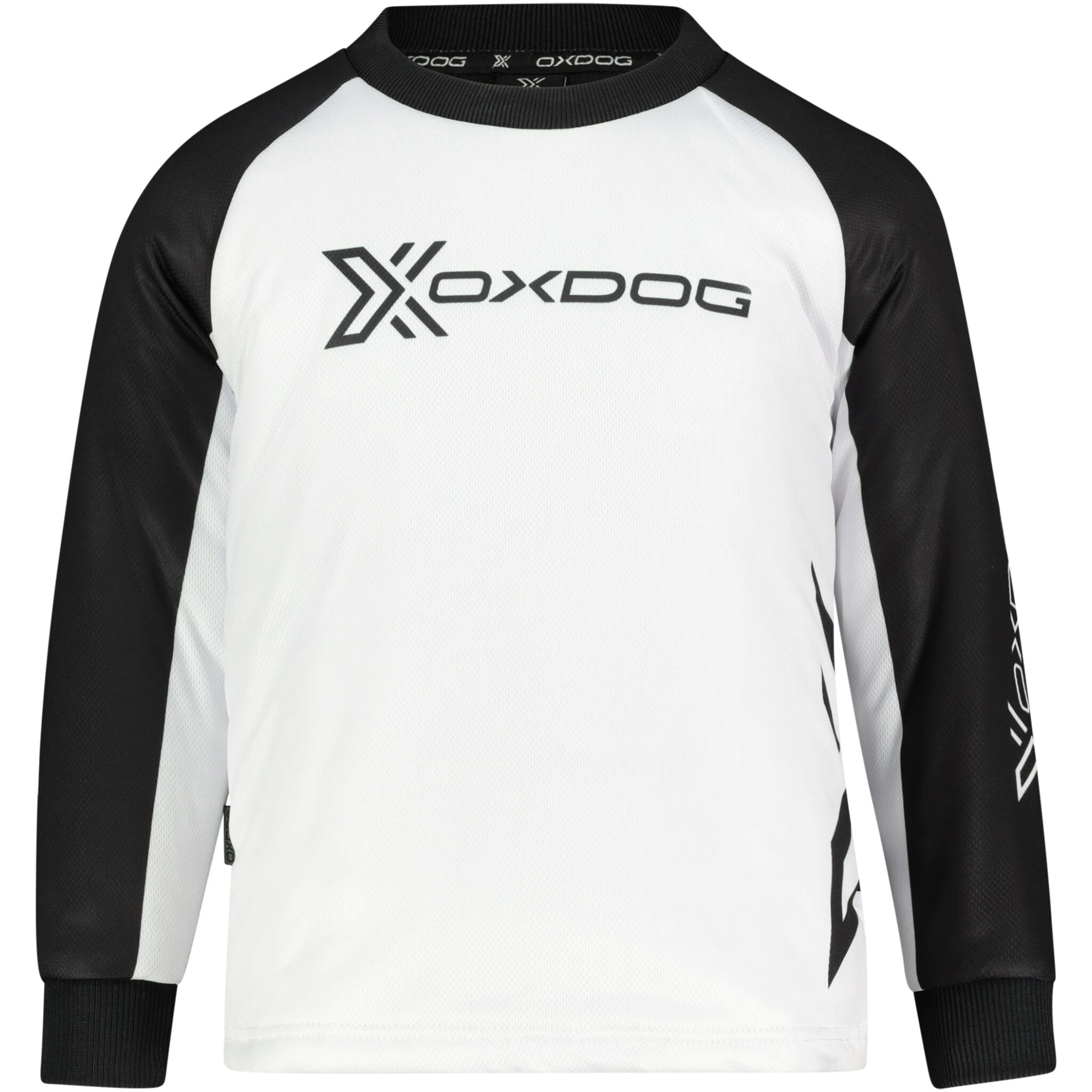 Oxdog Xguard Goalie Shirt, treningstrøye junior 130/140 BLACK/WHITE