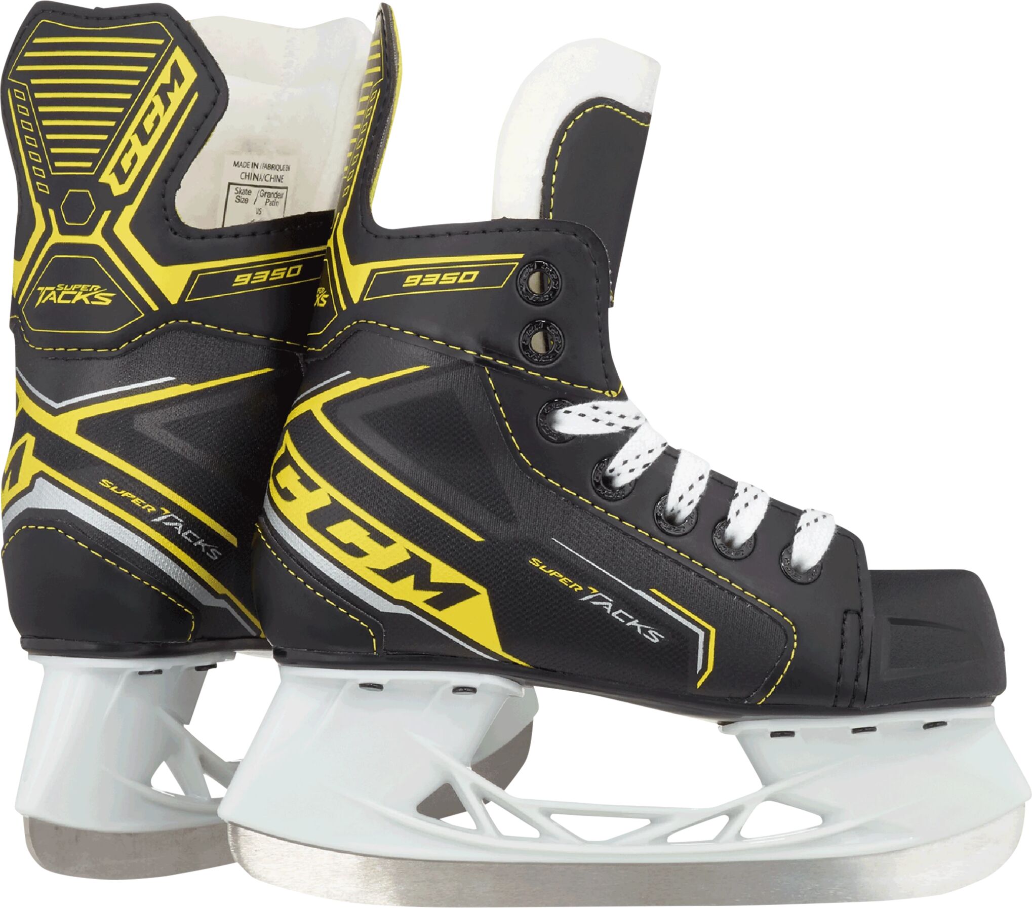 CCM SK SUPERTACKS 9350 YT 21/22, hockeyskøyte barn D 6,0/24 STD