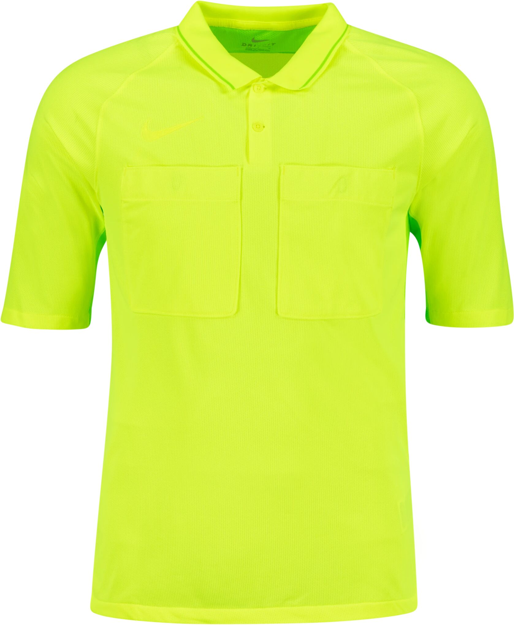 Nike DRY REFEREE JSY SS, dommertrøye herre L Volt/electric Green/