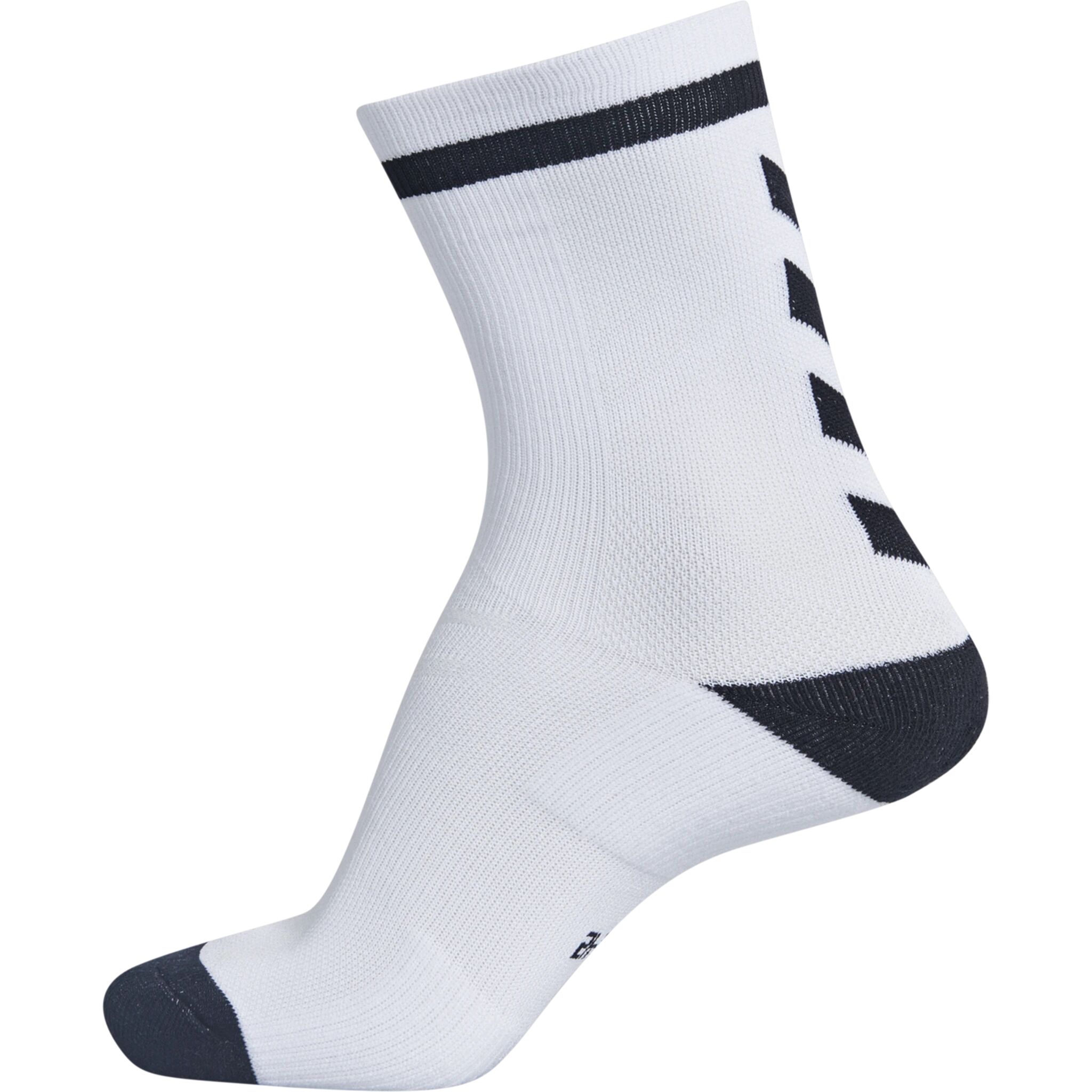 Hummel Elite Indoor Sock Low, treningssokk unisex 31-34 WHITE/BLACK