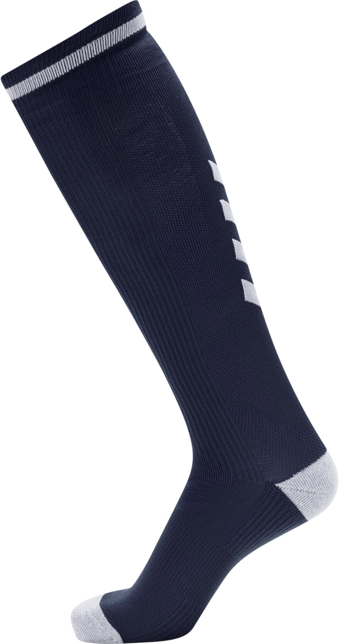 Hummel Elite Indoor Sock High, treningsstrømper unisex 39-42 Navy/White