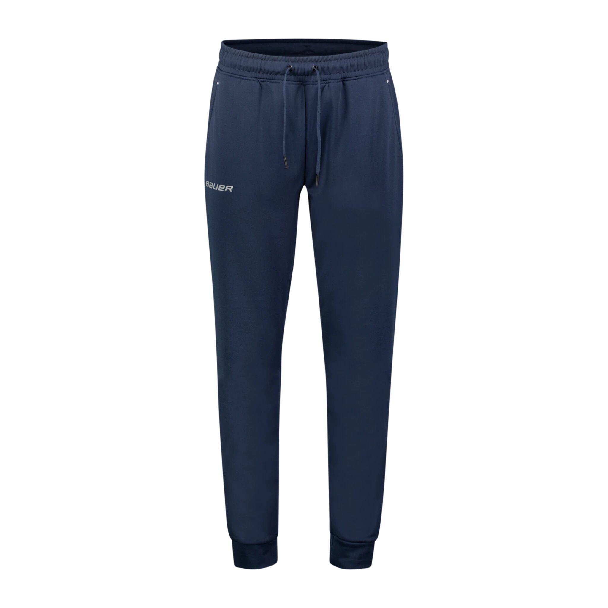 BAUER VAPOR FLEECE JOGGER PANT SR 21/22, joggebukse senior S/165-175 NAVY BLUE