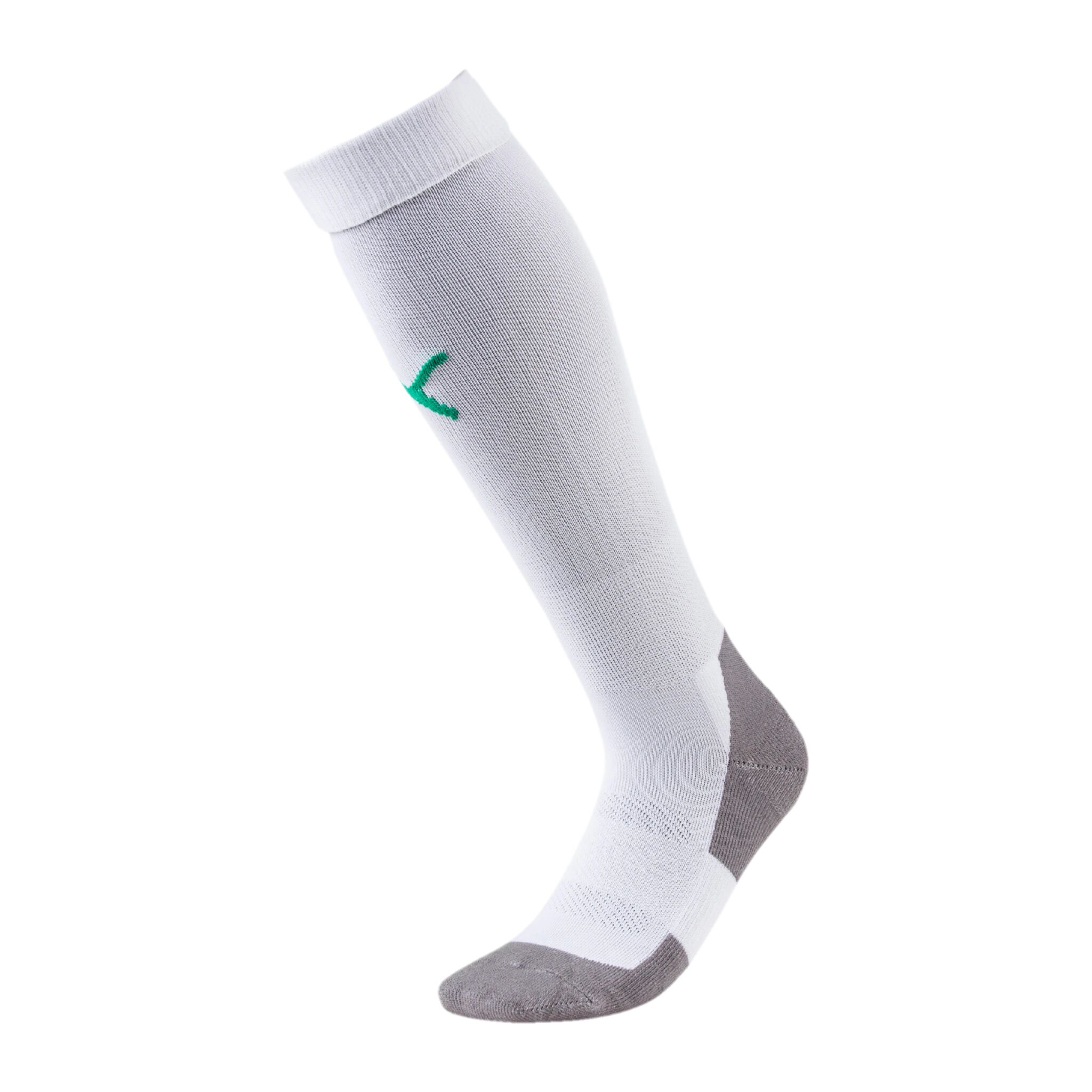 Puma Team LIGA Socks CORE, fotballsokker unisex 35-38 Puma White-Pepper Gr