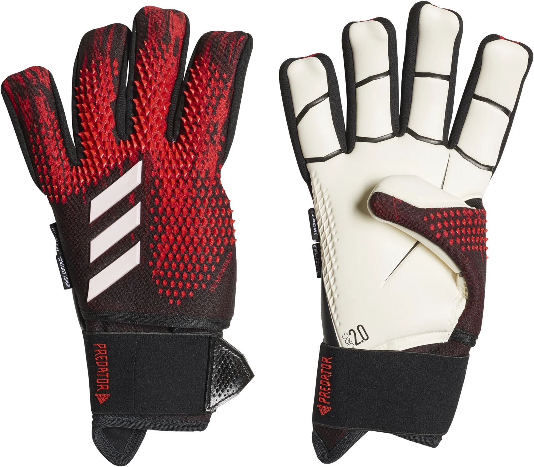 adidas Predator Glove Pro Ultimate, målvaktshansker senior 8,5 Black/active Red