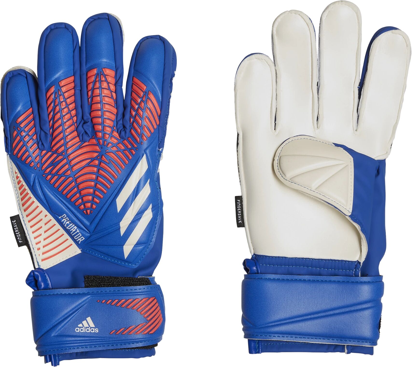 adidas PREDATOR GLOVE MATCH FINGERSAVE J, keeperhansker junior 6 Hi-res Blue S18/turb