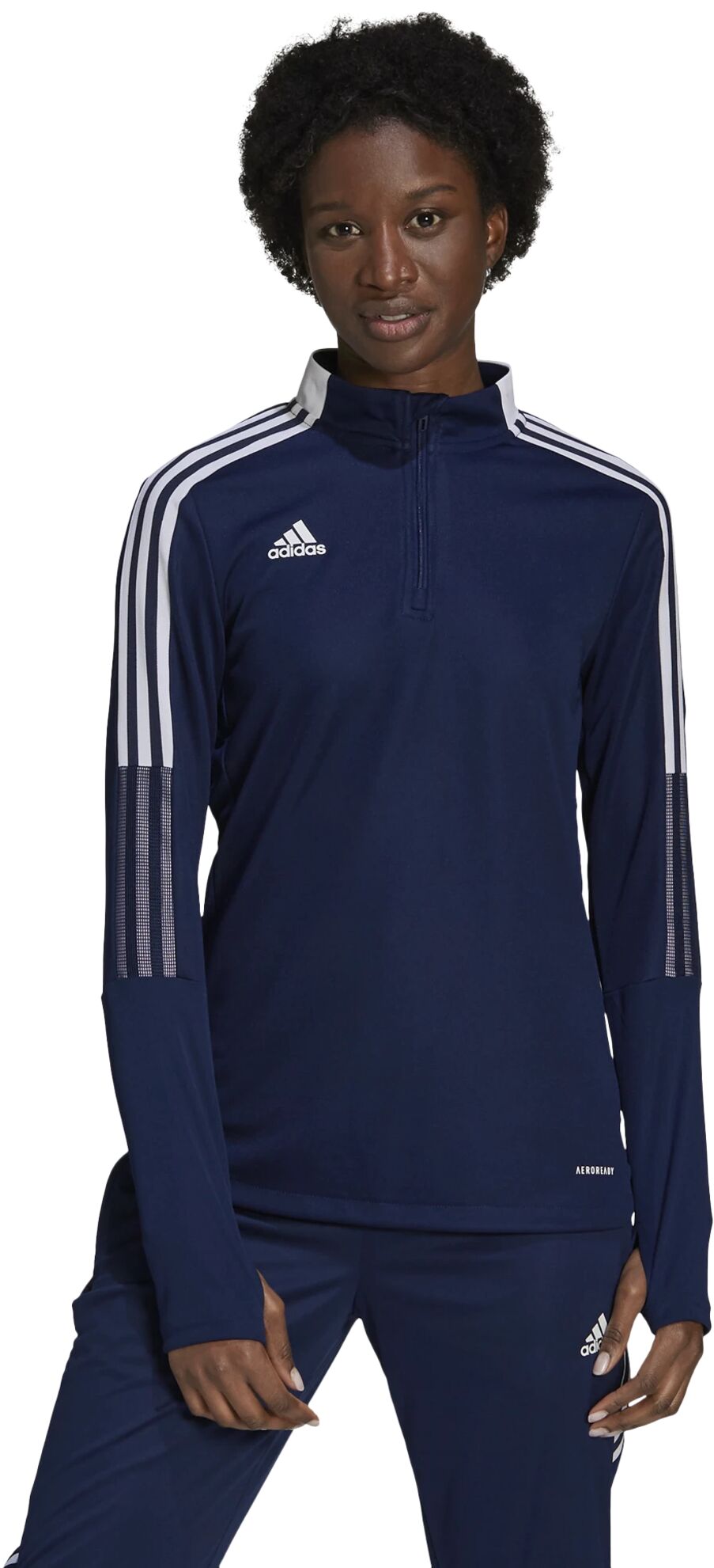 adidas TIRO21 TR TOP W, treningsgenser dame L NAVBLU