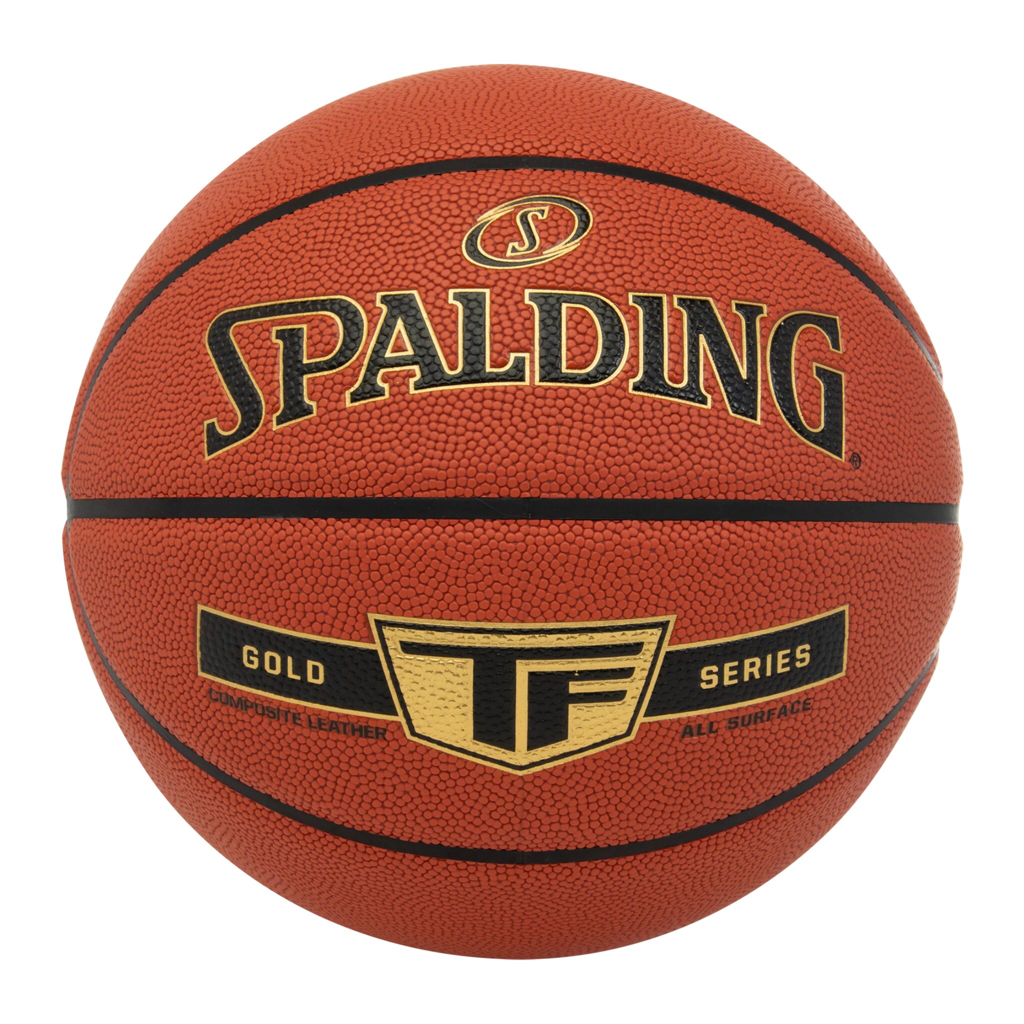 Spalding TF Gold Composite Basketball, basketball 7 Orange