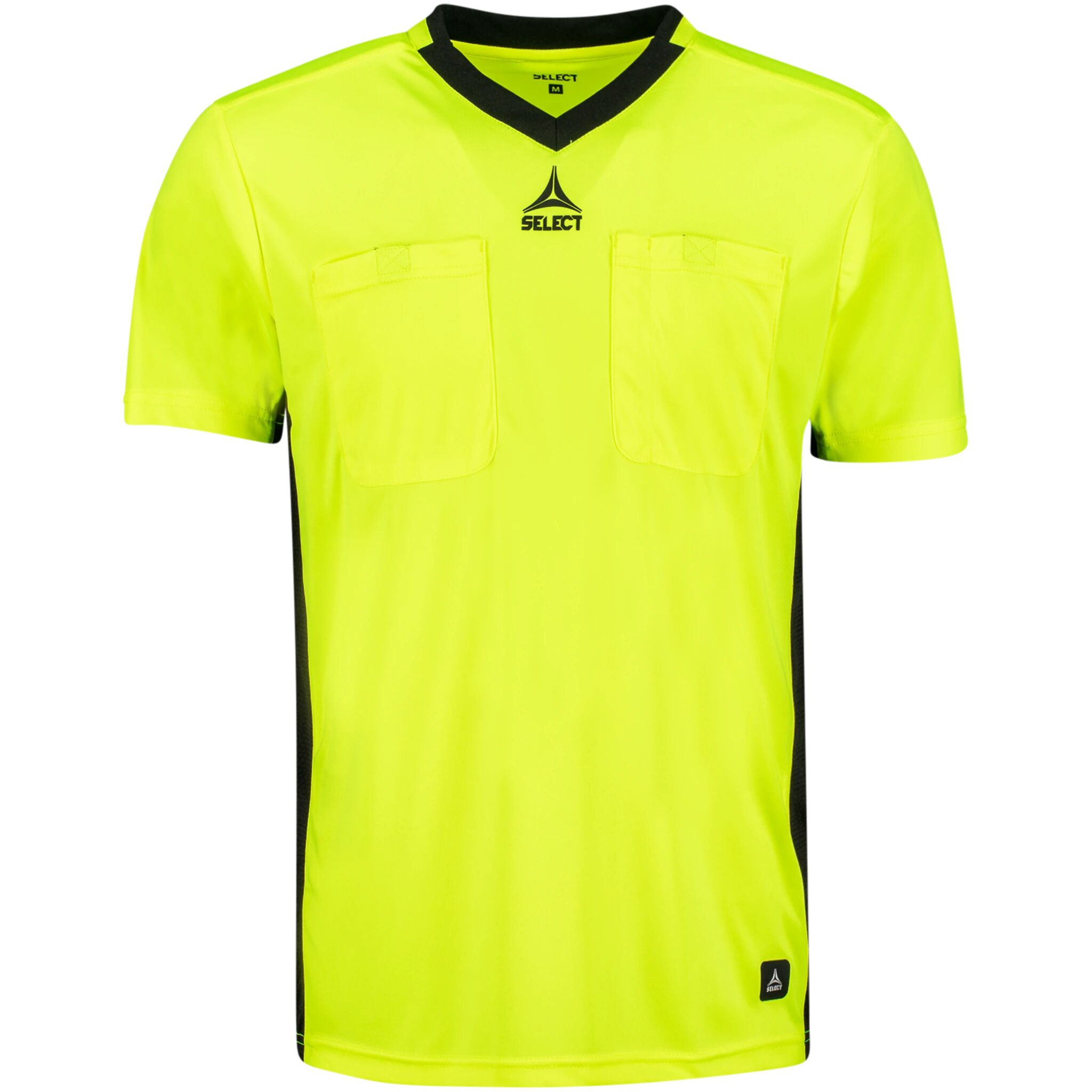 Select Referee shirt S/S v21, dommerdrakt senior XXL Yellow/Black