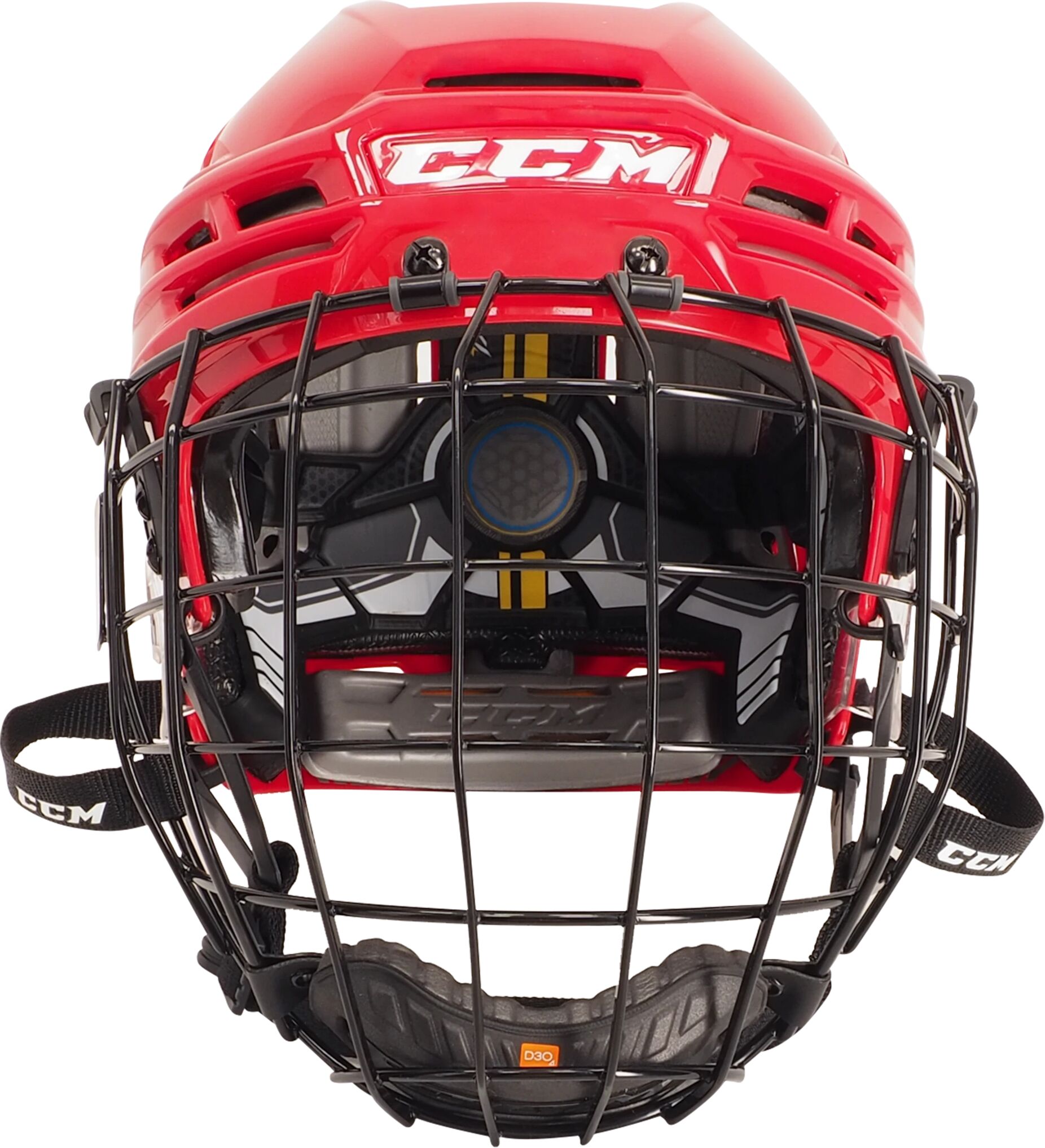 CCM Helmet Combo Tacks 910, hockeyhjelm senior XS RED