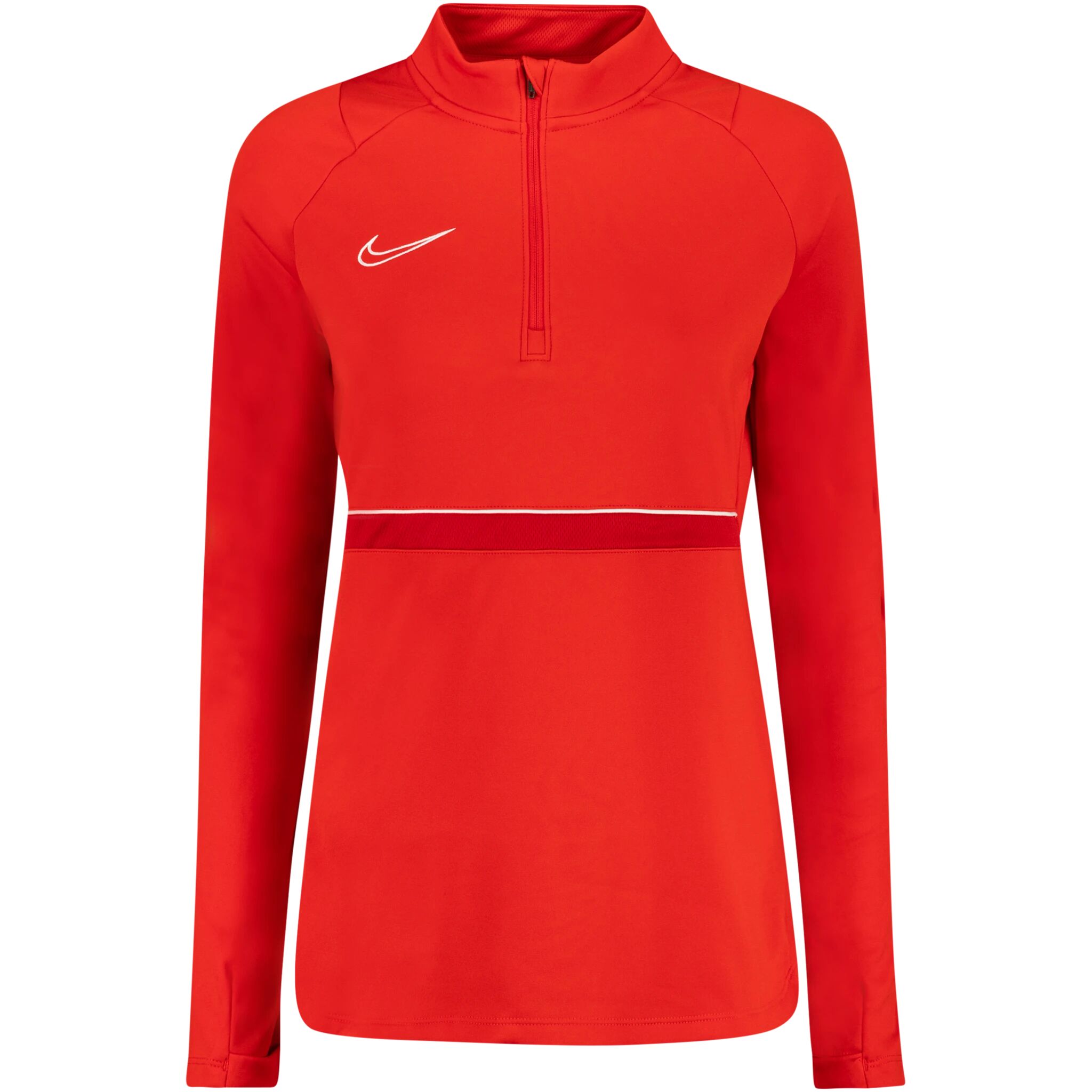 Nike DRY ACADEMY 21 DRIL TOP, treningsgenser dame S UNIVERSITY RED/WHITE