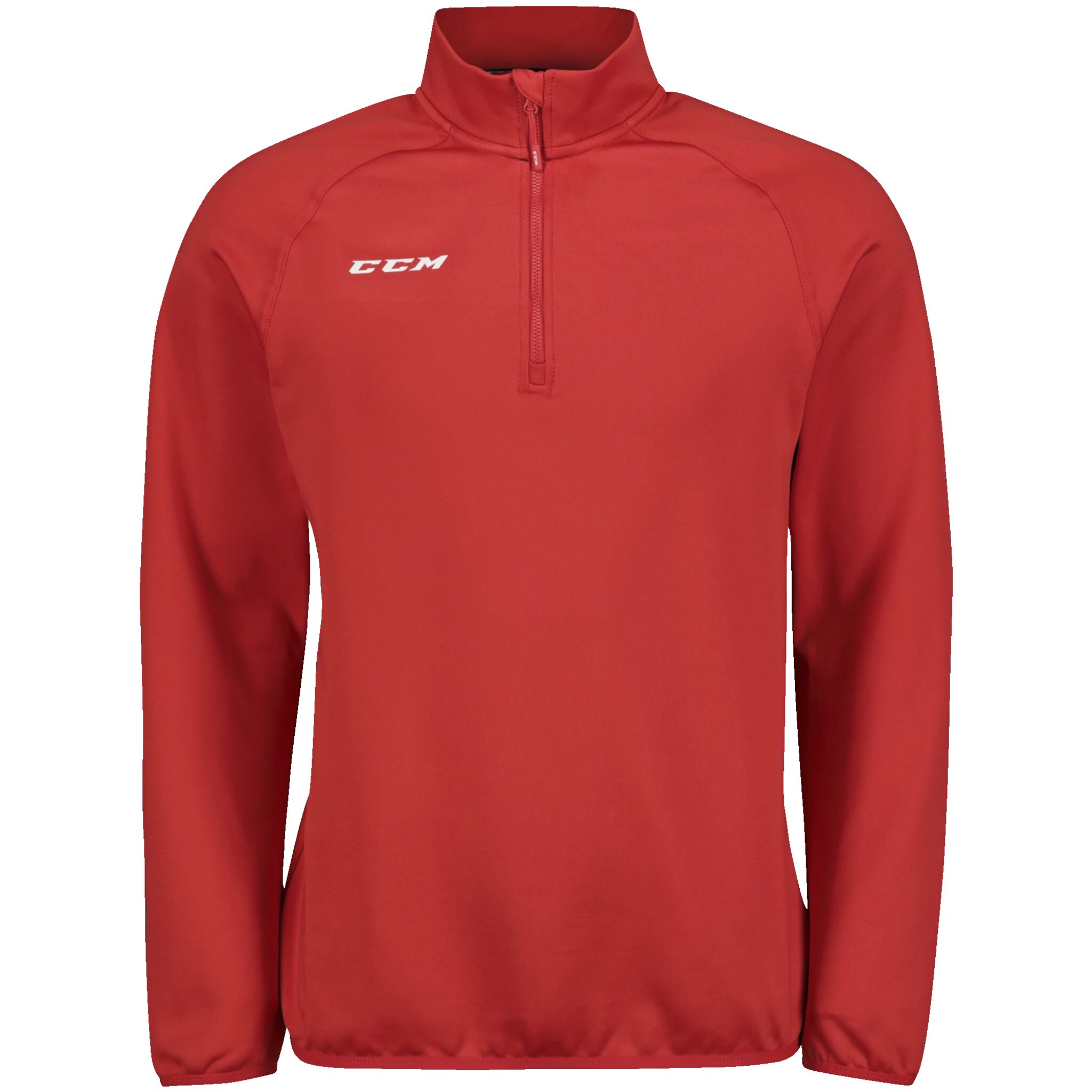 CCM Locker Room 1/4 Zip 17, overtrekksgenser senior XXL RED