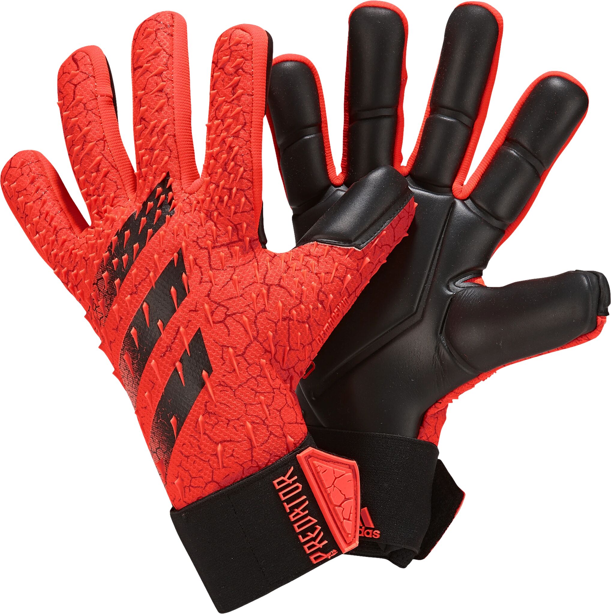 adidas PREDATOR GLOVE COMPETITION, keeperhansker senior 11 Solar Red/red/black