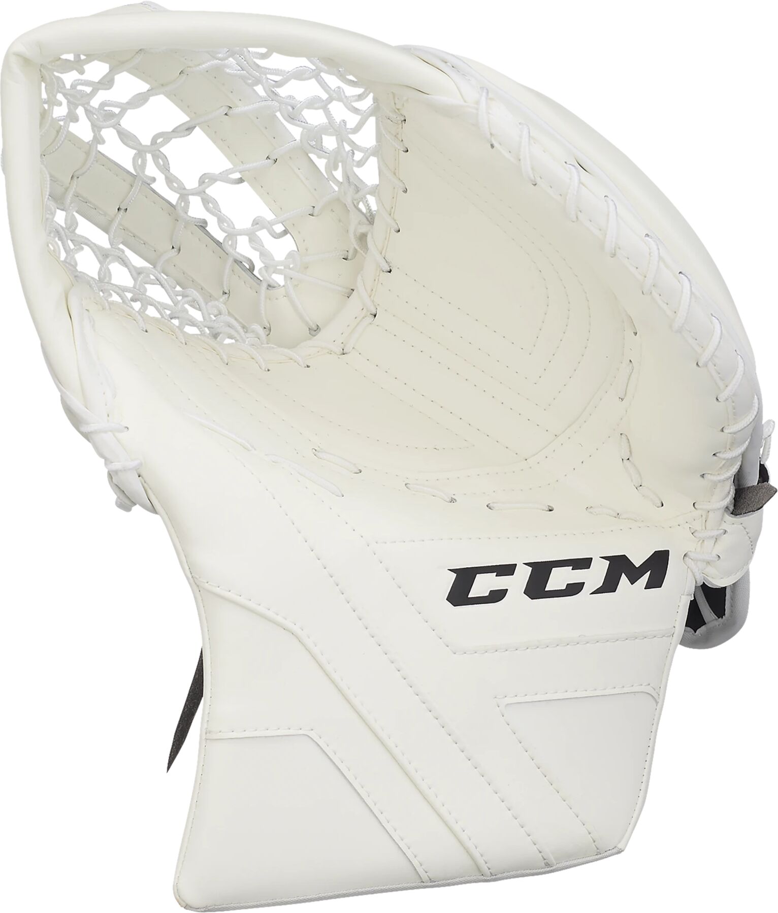 CCM GM AXIS 1.9 GOALIE CATCHER SR 21/22, snapphanske senior REG White/White/White/Wh