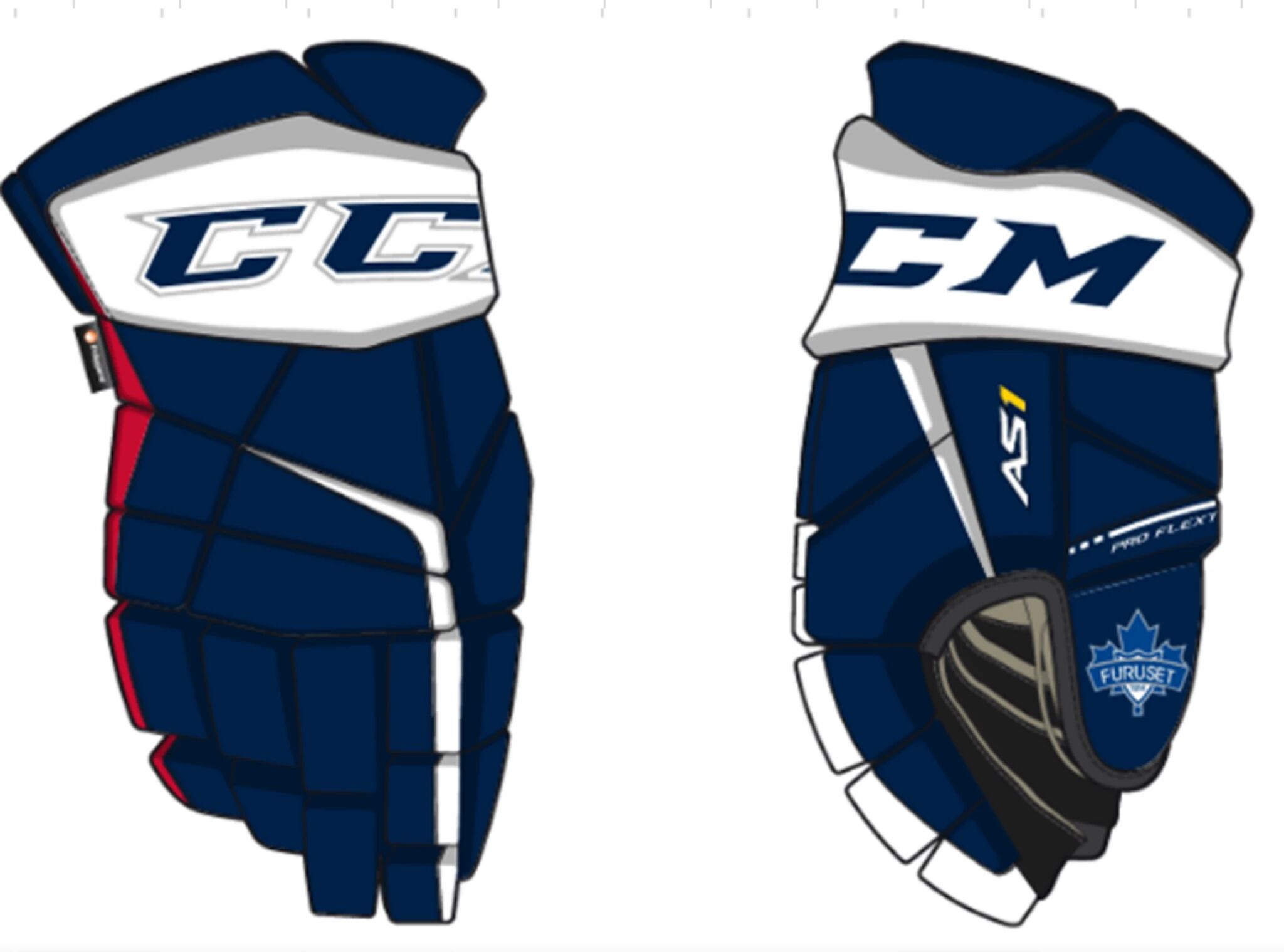 CCM Tacks 9060 Junior Hockey Gloves, hockeyhanske junior 10&#34; STD