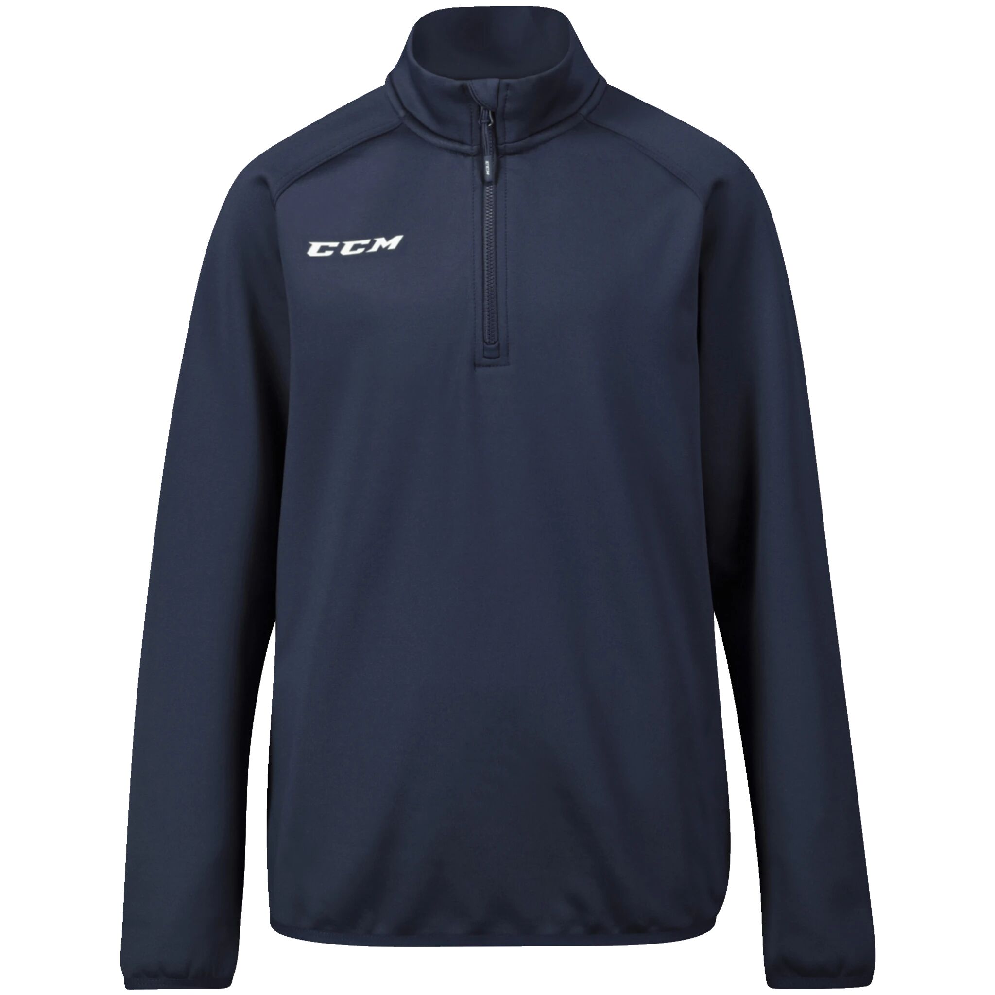 CCM Locker Room 1/4 Zip 17, overtrekksgenser junior 120 navy